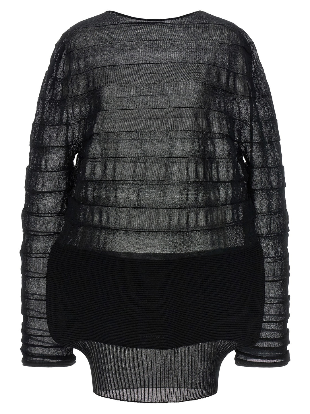 Issey Miyake Moving Knit Top - Nero | e76f5f205736a40d3eac3cd81b59116b56f18594