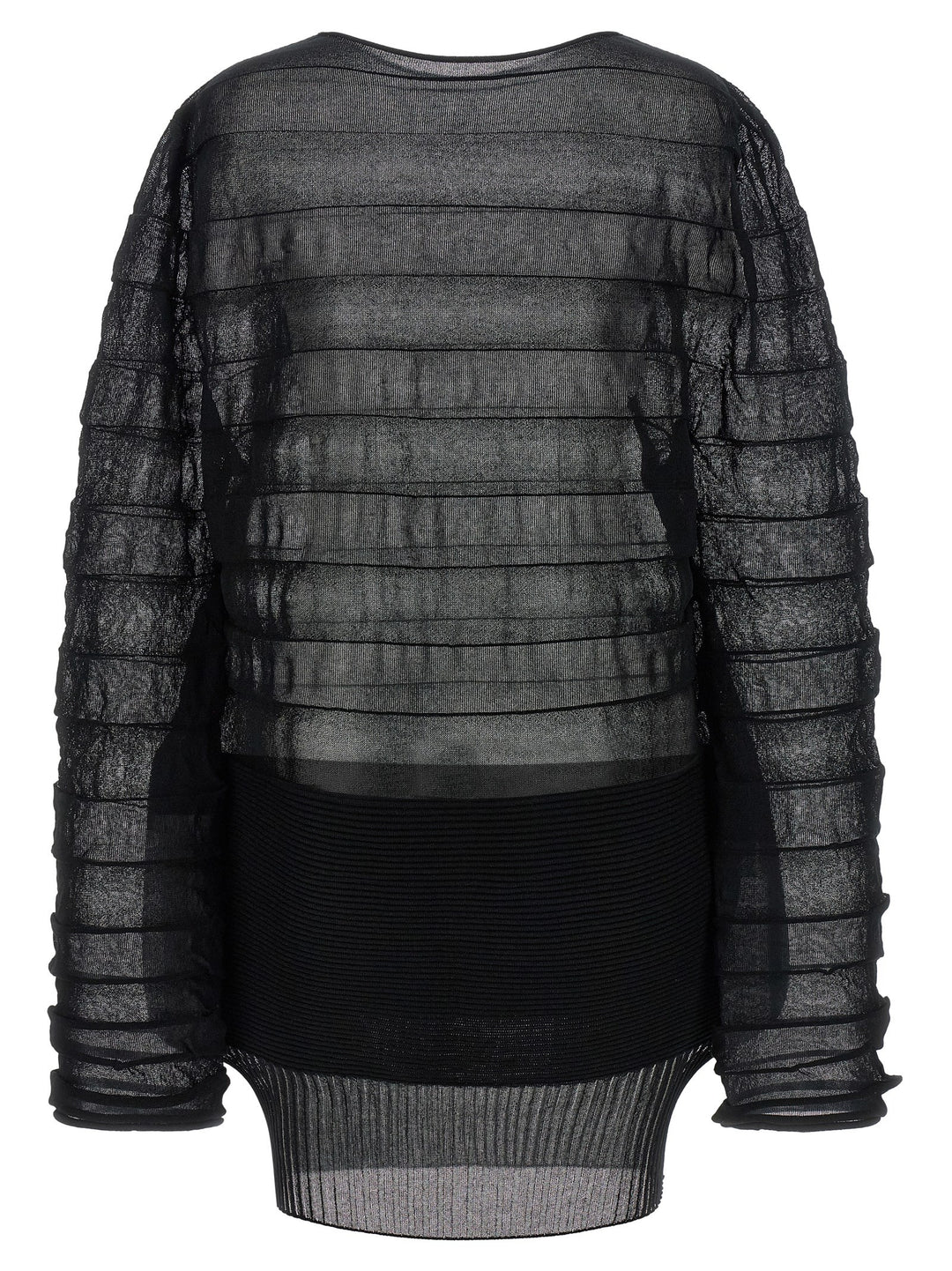 Issey Miyake Moving Knit Top - Nero | 9aaae8d0132ee00433aae28383a80d2649c09101