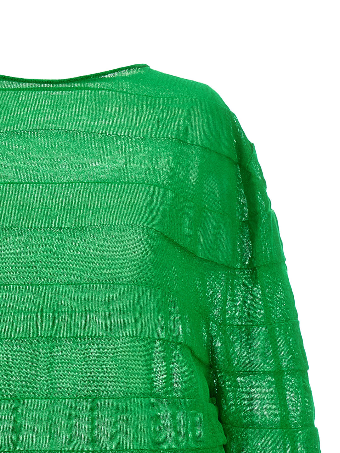 Issey Miyake Moving Knit Top - Verde | 0797bb781ec91a664f1f784ef6e5aa81d5da6581