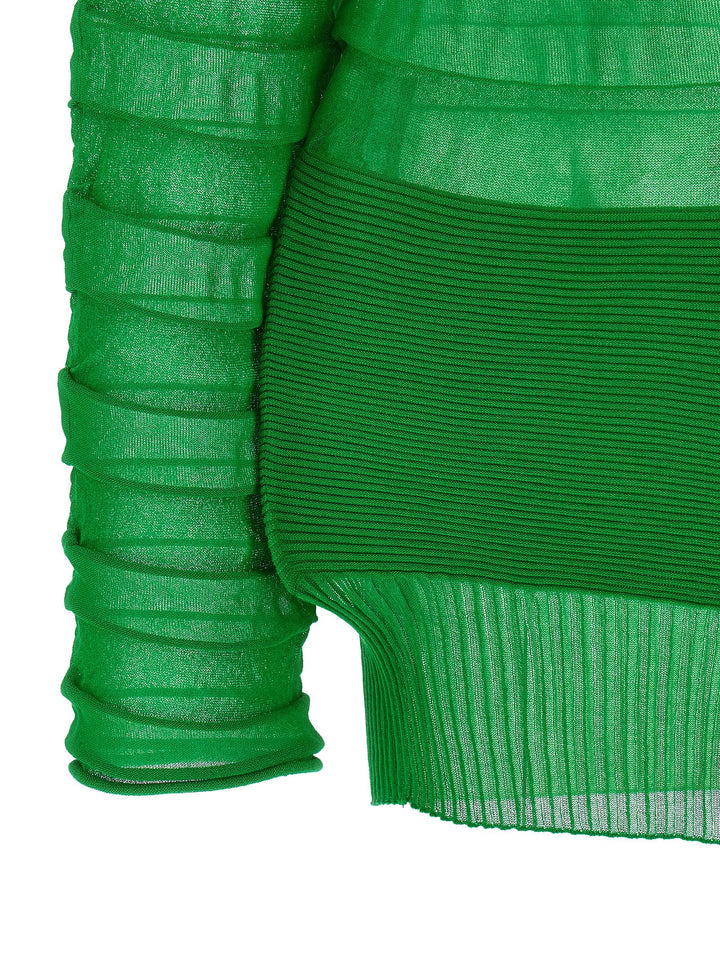 Issey Miyake Moving Knit Top - Verde | 323f9b918d76134ec343b09ee5afa86d43b9e54c