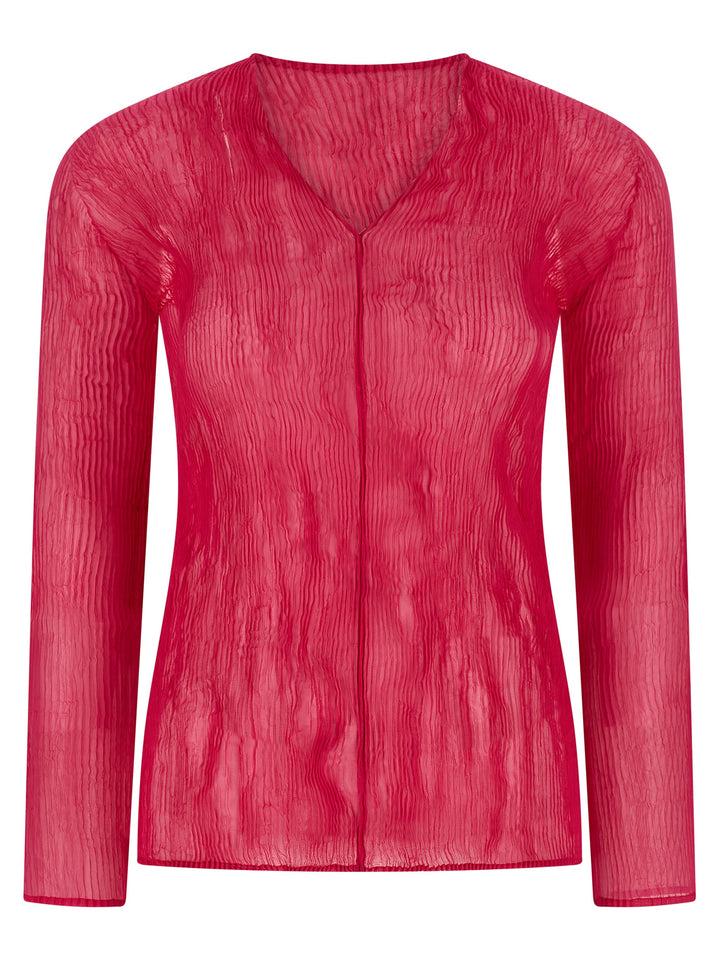 Issey Miyake Chiffon Twist 1 Top - Fucsia | c3dbb8d9d7c7faea8aade4004b7c6368a78dcb04