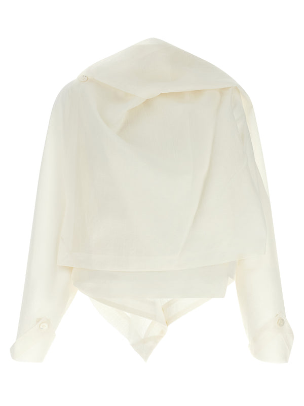 All Squares Top Bianco