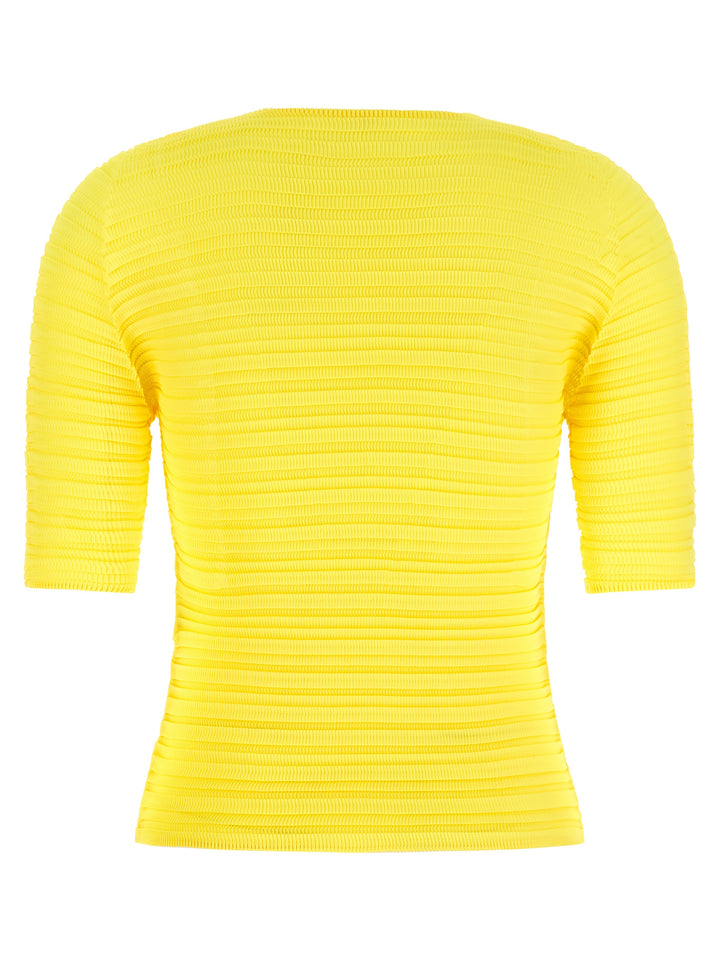 Issey Miyake Jiggly Pleats Camicie - Giallo | fac195a7fae39d8a0e3f6d50754cd58a3ca4650b
