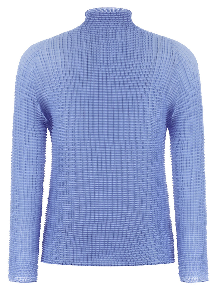 Issey Miyake Wooly Pleats-66 Camicie - Celeste | cd3e933f2d8f79fd7f97de655a4f2424143e1ac0