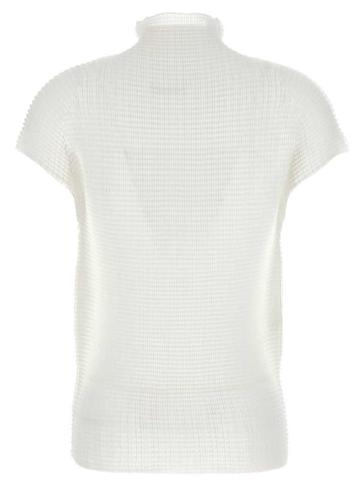 Issey Miyake Wooly Pleats-66 Maglioni - Bianco | 92946b780f158171d8ad32f3749416dfb94d73b0