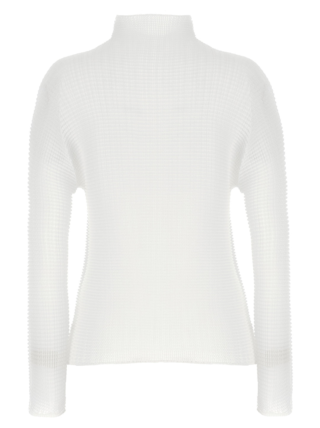Issey Miyake Wooly Pleats Maglioni - Bianco | 52fda4efac4b0223d21a03c60ecdab17a7d4f960