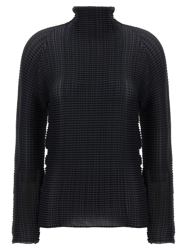 Wooly Pleats Maglioni Nero