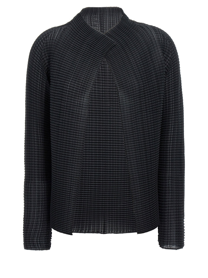 Issey Miyake Wooly Pleats Maglioni - Nero | 3a0eee5c7d517729bff1c0fcf665d6f7173a2fff