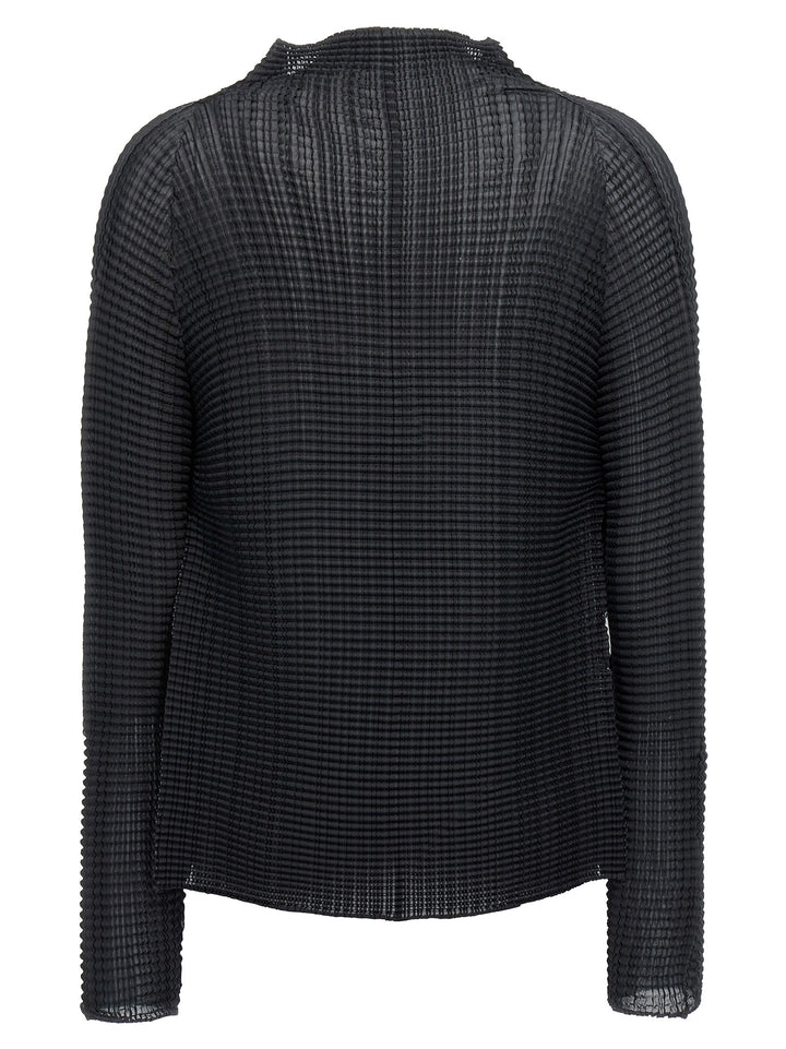 Issey Miyake Wooly Pleats Maglioni - Nero | 3d9f155a3e346a55f9802371f34b5fb7b0b51b9e