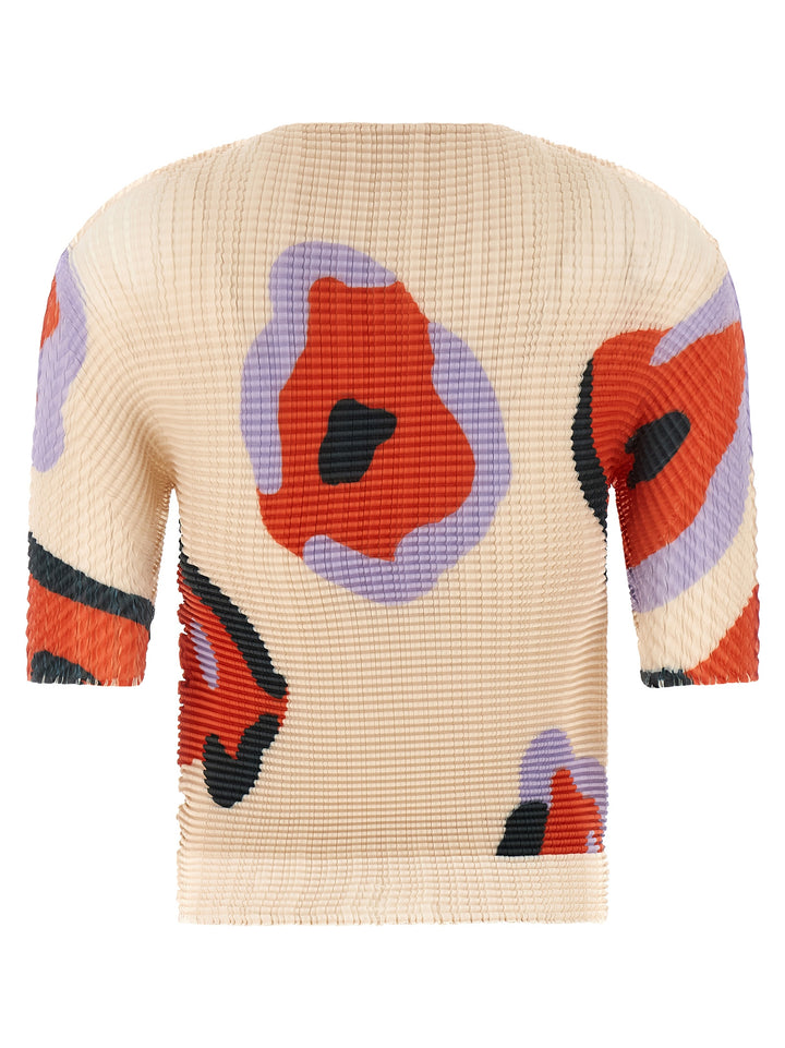 Issey Miyake Verve Pleats Top - Beige | 88e6d4b909e4e90ee72eb5ad823fd9e97331faef
