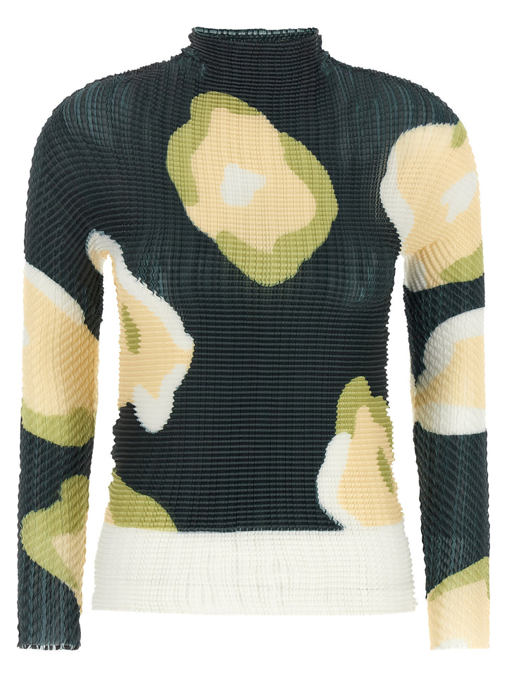 Issey Miyake Verve Pleats Top - Multicolor | a2008806ebbbb2754e7b6992ffafe76e9e783d79