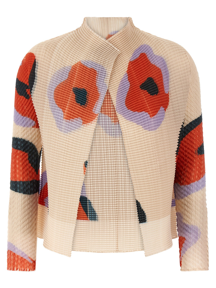 Issey Miyake Verve Pleats Top Maglioni - Beige | ed1baa37bfe9971a3647ff0181df33ae3ec9fdc7