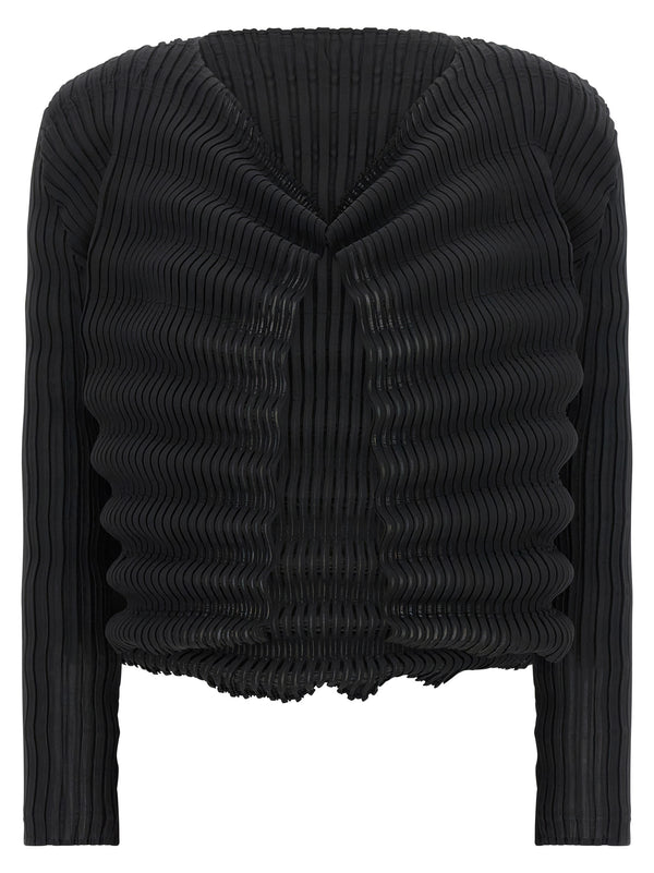Spring Pleats Maglioni Nero