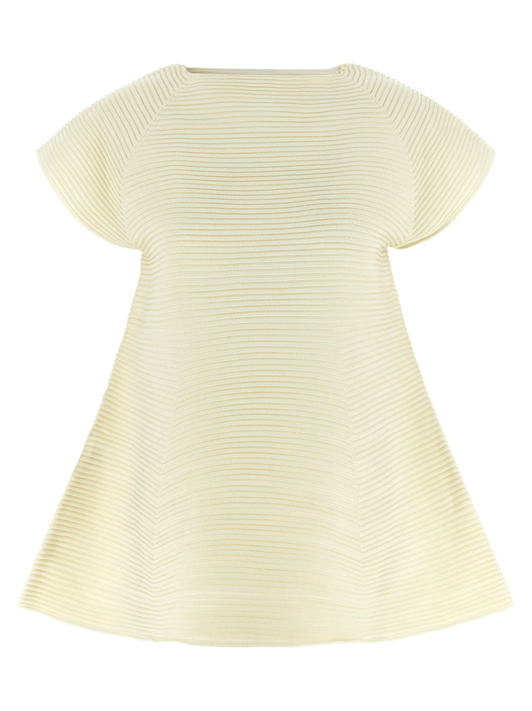 Issey Miyake Corrugated Knit Abiti - Giallo | 509f01a4b464f8ec555c7d3ed1ecfb165774afa0