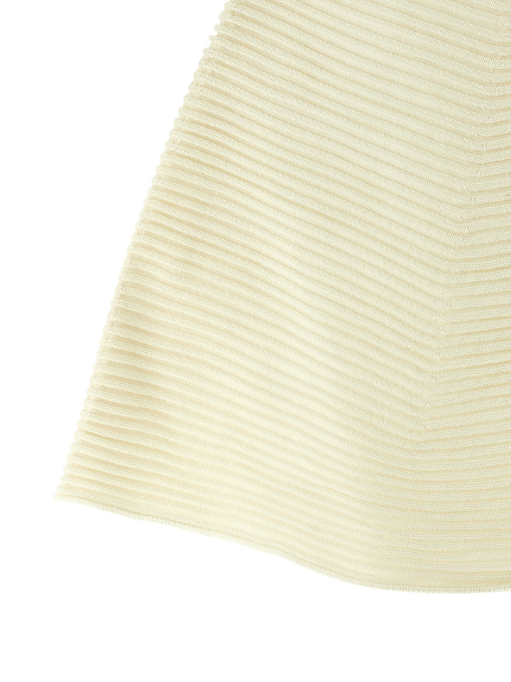 Issey Miyake Corrugated Knit Abiti - Giallo | 9481edbf35e71277950be143c1606fd99c45e329