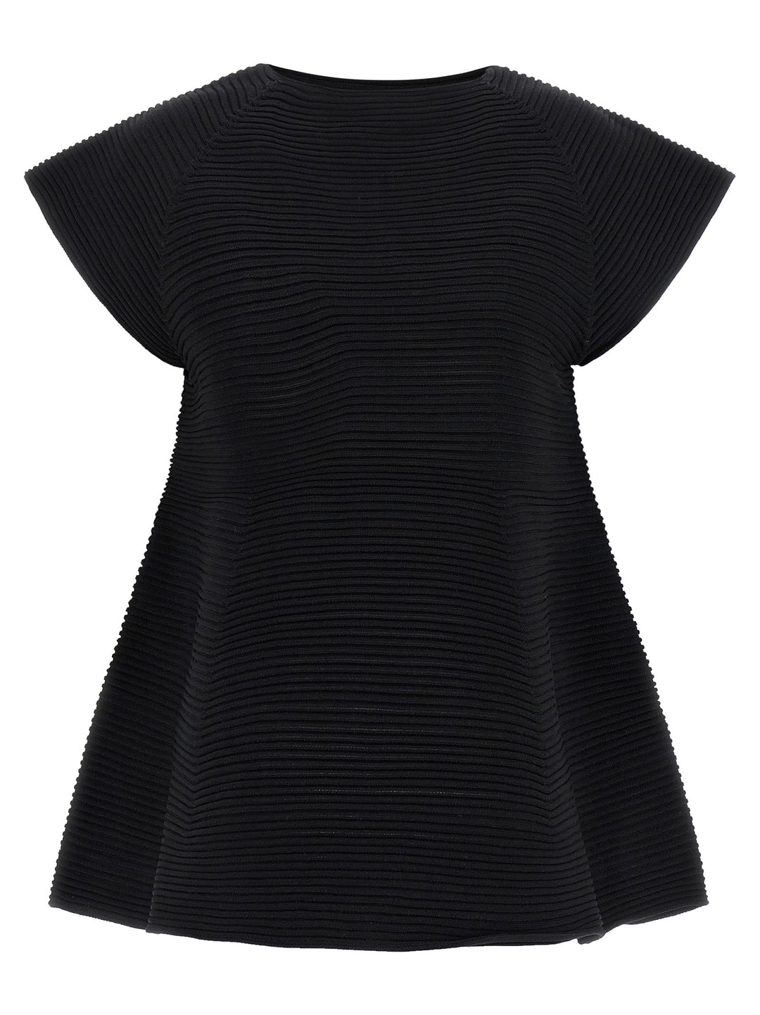 Issey Miyake Corrugated Knit Abiti - Nero | acc798c2867093615bd920190b4998536bc8d860