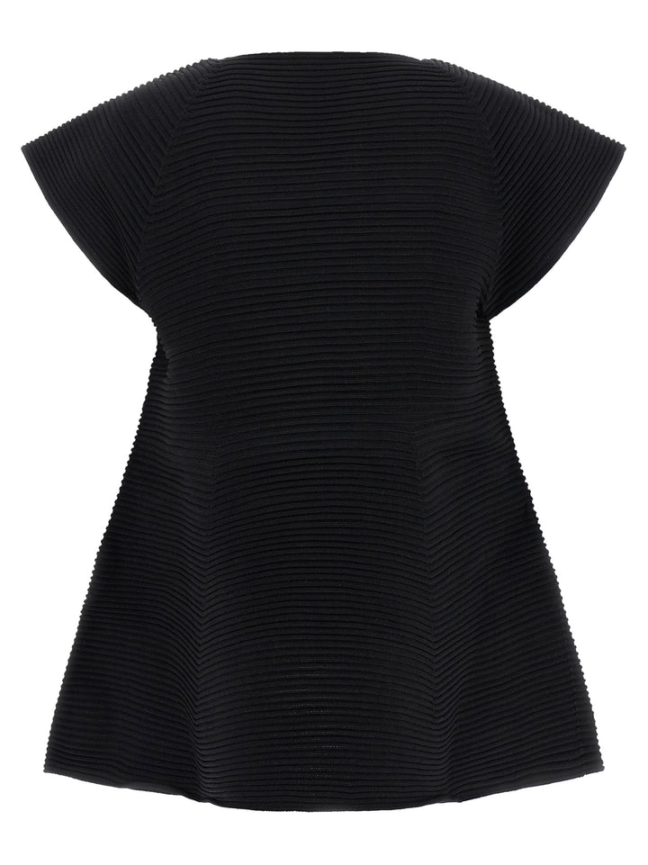 Issey Miyake Corrugated Knit Abiti - Nero | 850d92276901b512b60755f041676a8a7efb264d