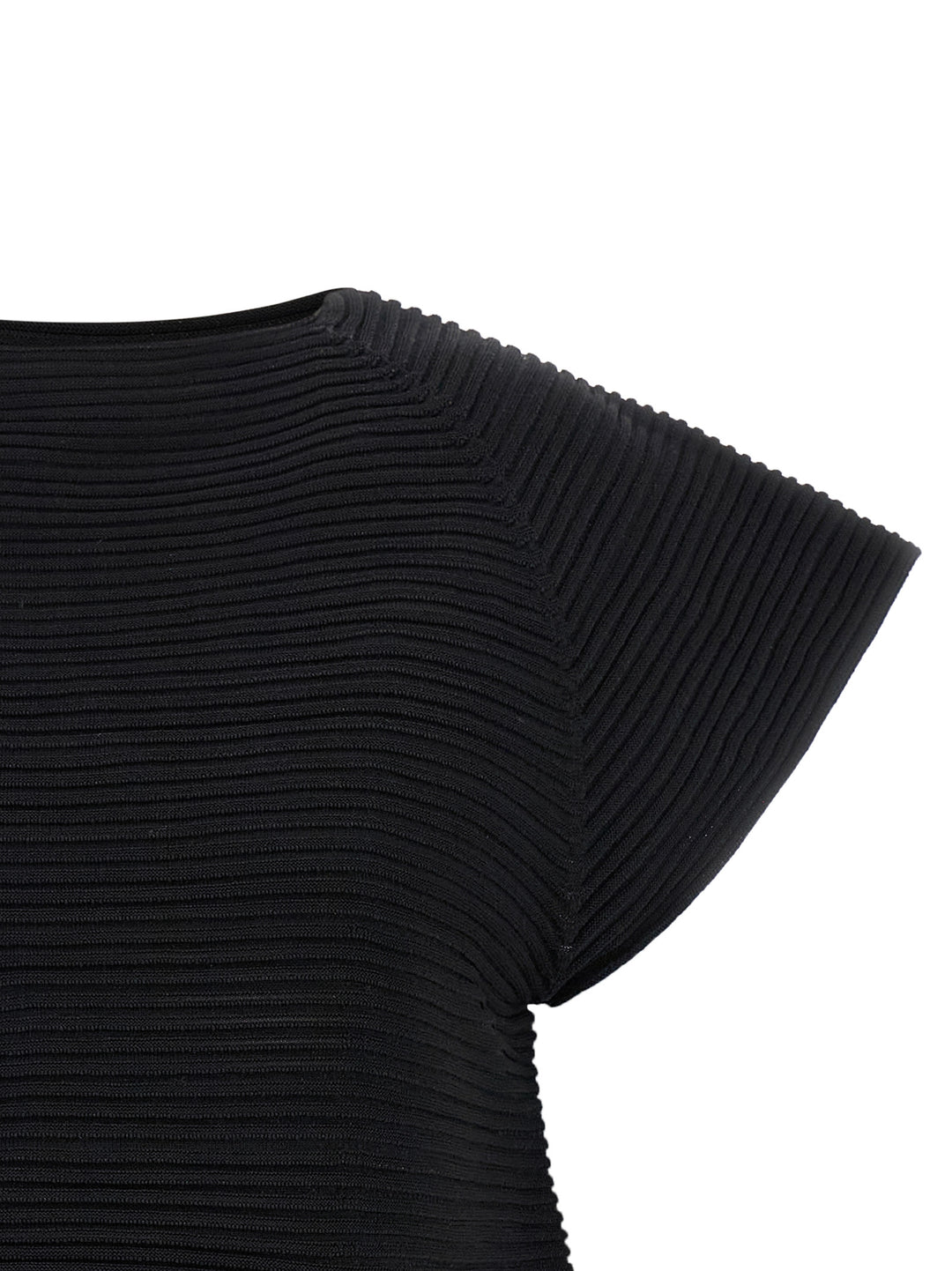Issey Miyake Corrugated Knit Abiti - Nero | 12787a0c29898cd1be913badd92a345ac1488ce5