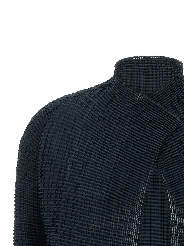 Issey Miyake Wooly Pleats-68 Maglioni - Blu | dabe00d8d13a73336758c253095b036aac58f991