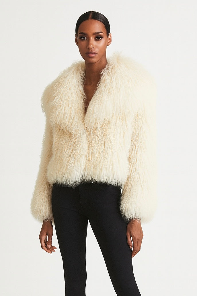 Cappotto Loyenne Beige in Mongolia