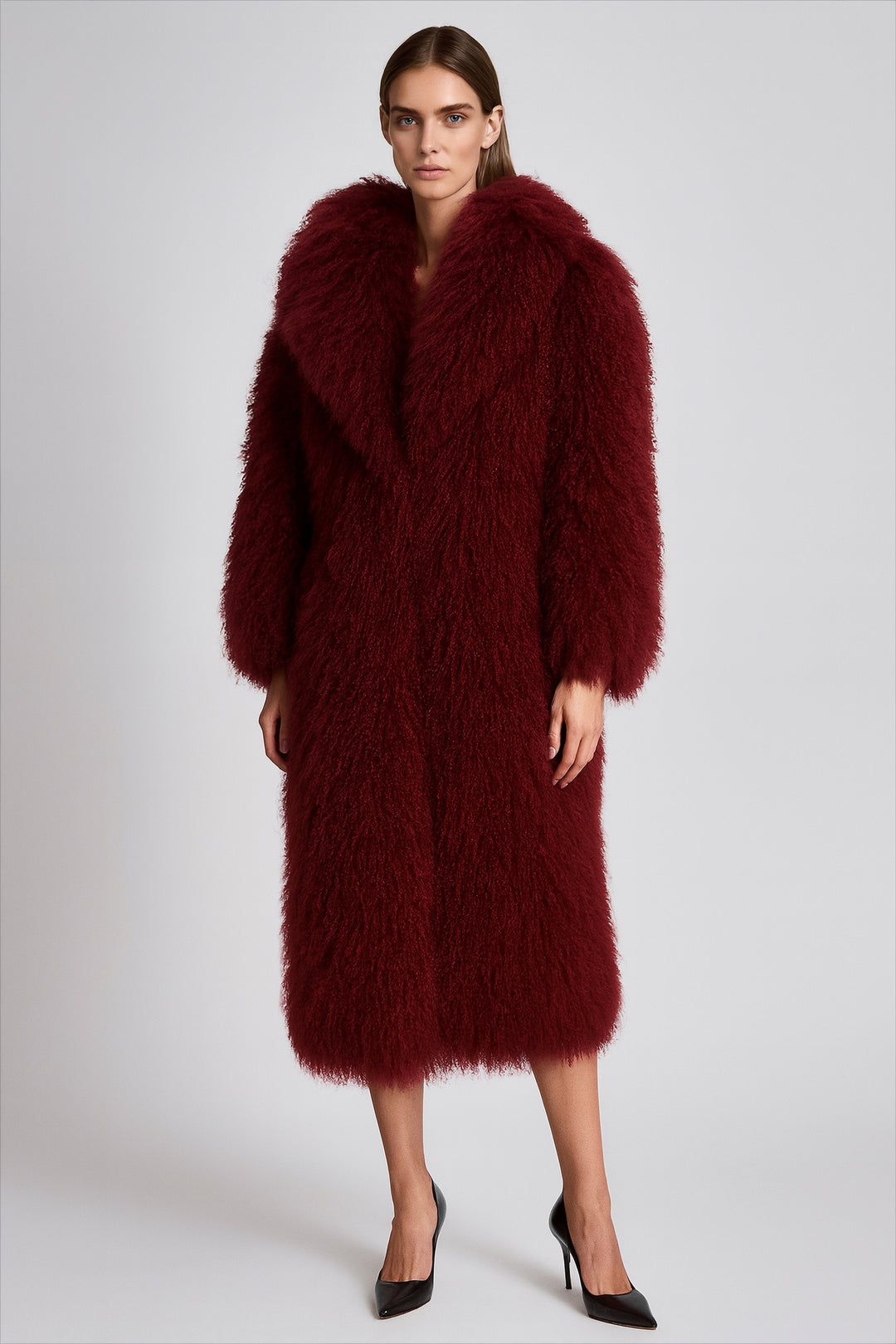 Cappotto Rouselin Borgogna in Mongolia