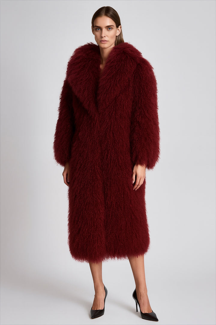 Cappotto Rouselin Borgogna in Mongolia