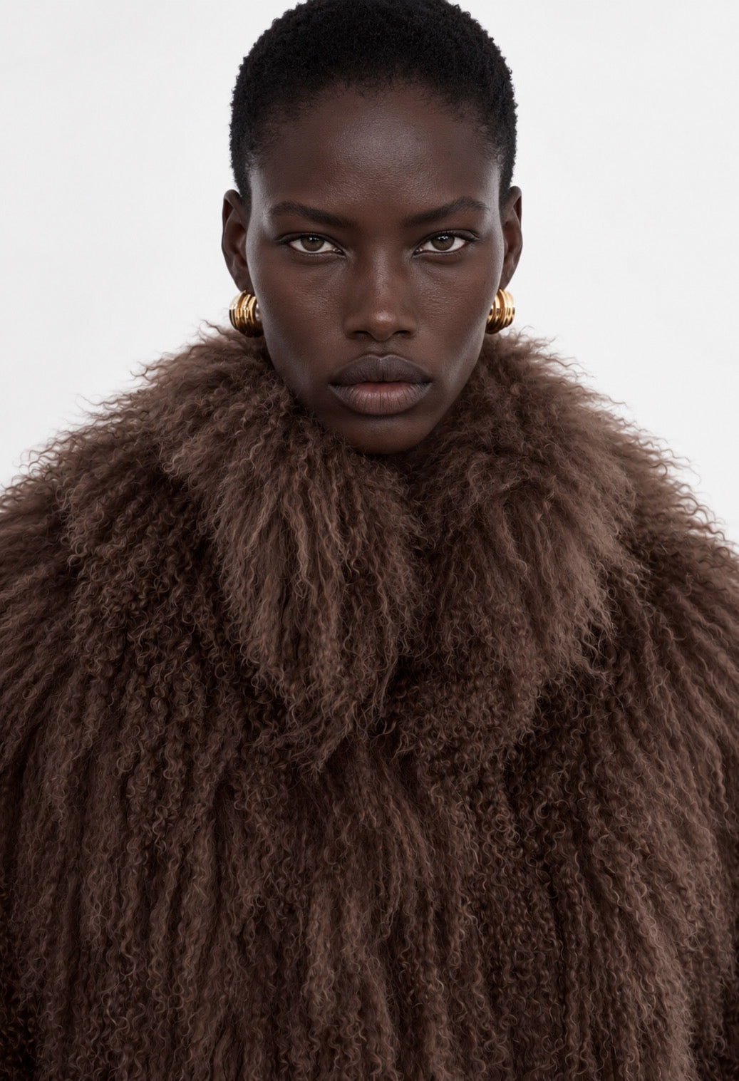 Cappotto Elenne Marrone in Mongolia