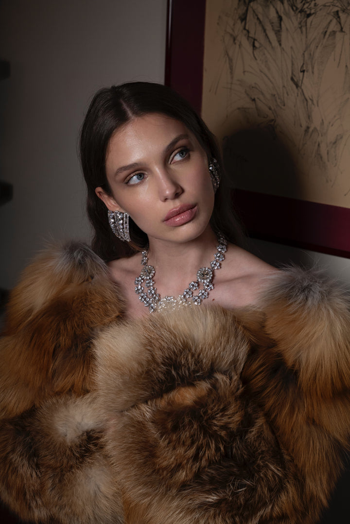 Giacca Rouge in Pelliccia di Volpe Rossa