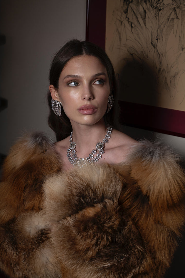 Giacca Rouge in Pelliccia di Volpe Rossa