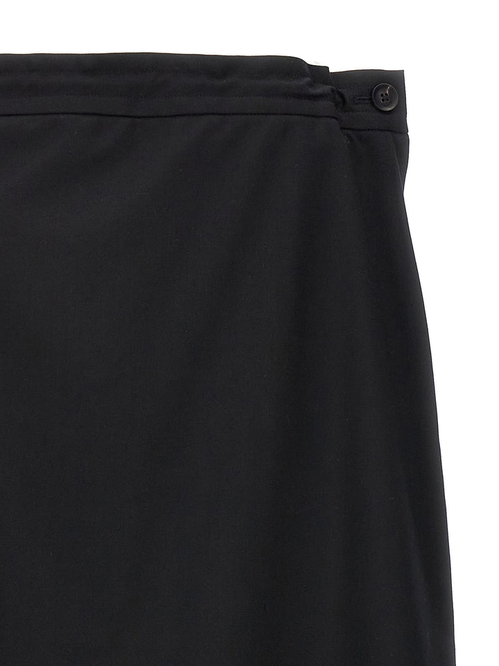 Asymmetrical Skirt Gonne Nero