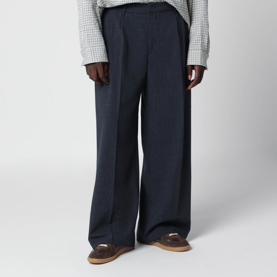 Thestroy Pantalones Inno Denim Azul En Mezcla De Lana