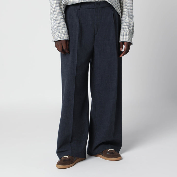 Thestroy Pantalones Inno Denim Azul En Mezcla De Lana