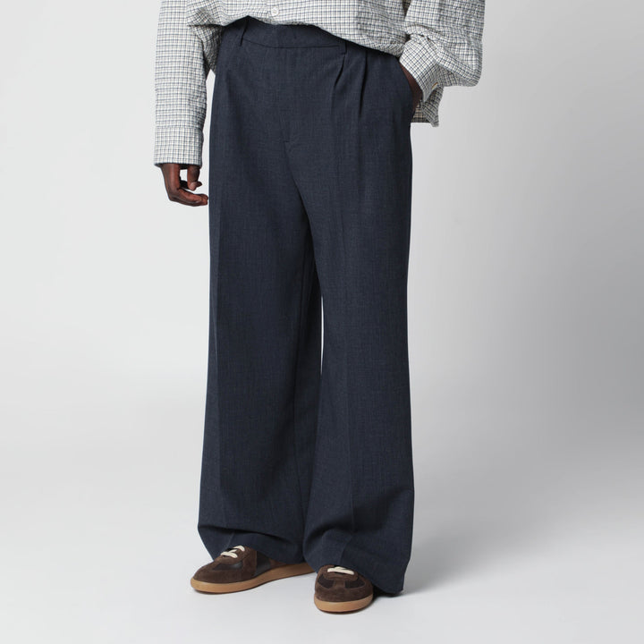 Thestroy Pantalones Inno Denim Azul En Mezcla De Lana