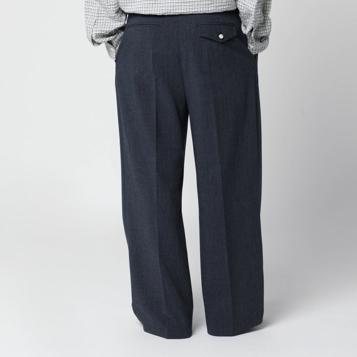 Thestroy Pantalones Inno Denim Azul En Mezcla De Lana