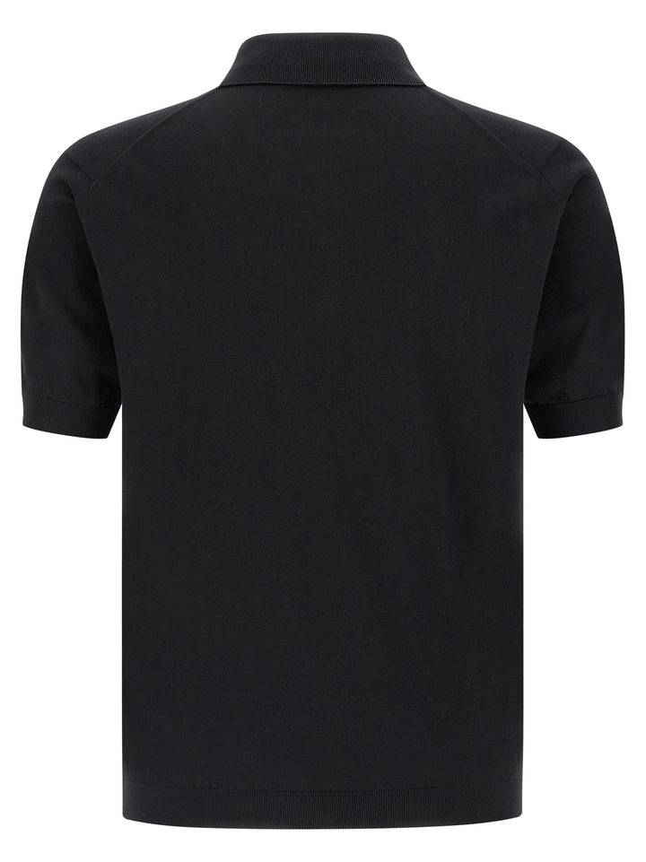 John Smedley Isis Polo - Nero | 711bc0ab22ada9c86d8d1d88f07f4d07715b0928