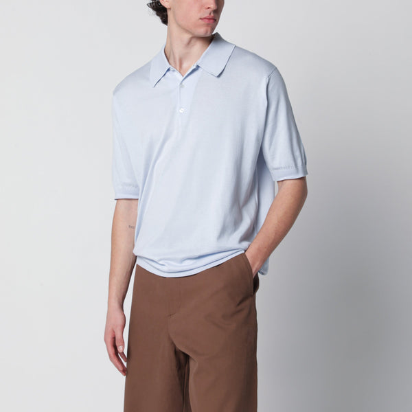 Isis Light Blue Cotton Polo Shirt