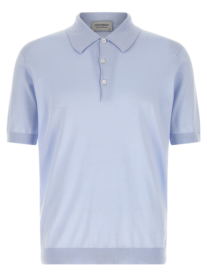 John Smedley Isis Polo - Celeste | 977dbae88fce0daa5c6f93ce93f5677d26413449