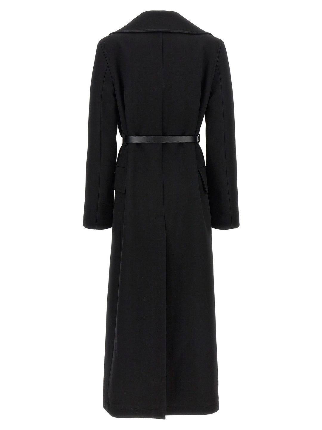 Jil Sander Double-Breasted Coat Trench e Impermeabili - Nero | 4db627b651a226aeb0699c06dba797b4663bc398