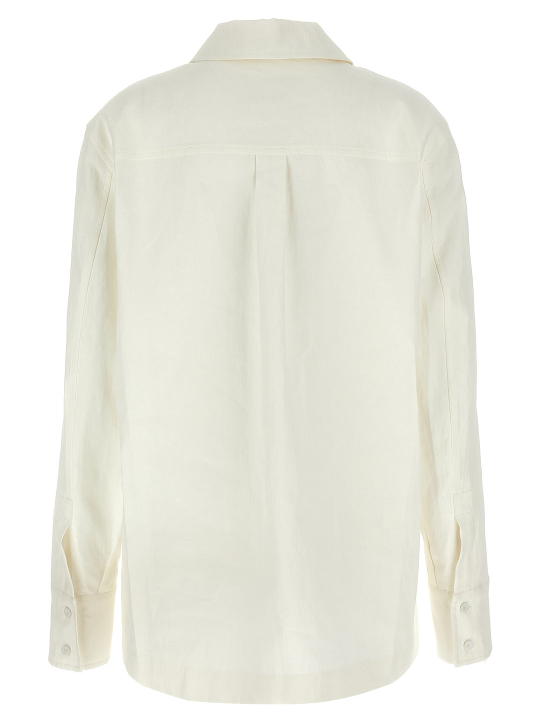 Jil Sander Linen Shirt Camicie - Bianco | eb882f86c8d14f4dec172505c0469ced861503f0