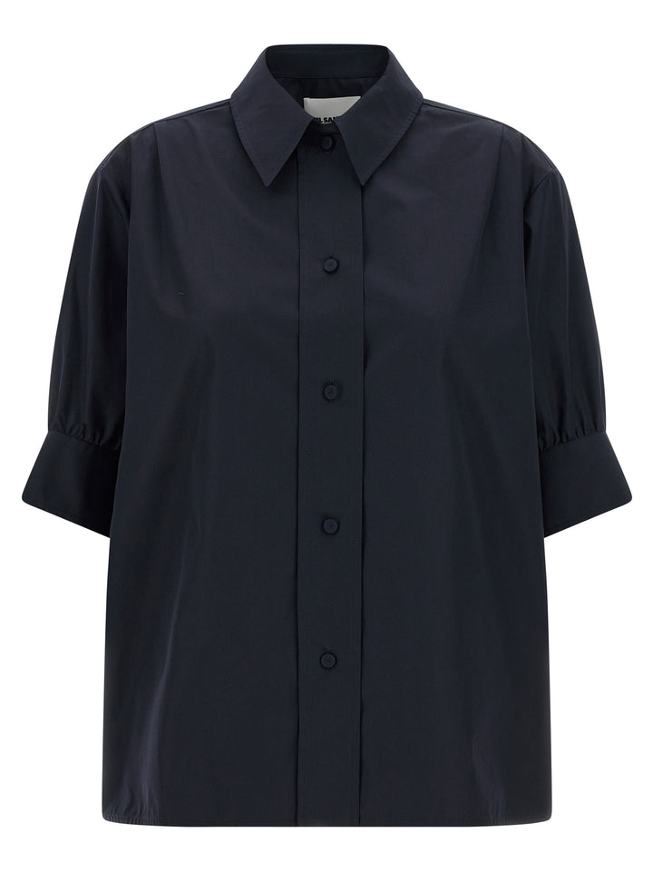 Jil Sander Cotton Shirt Camicie - Blu | dd36379a36a23a5b97326a20dbb5b1f37729fc9b
