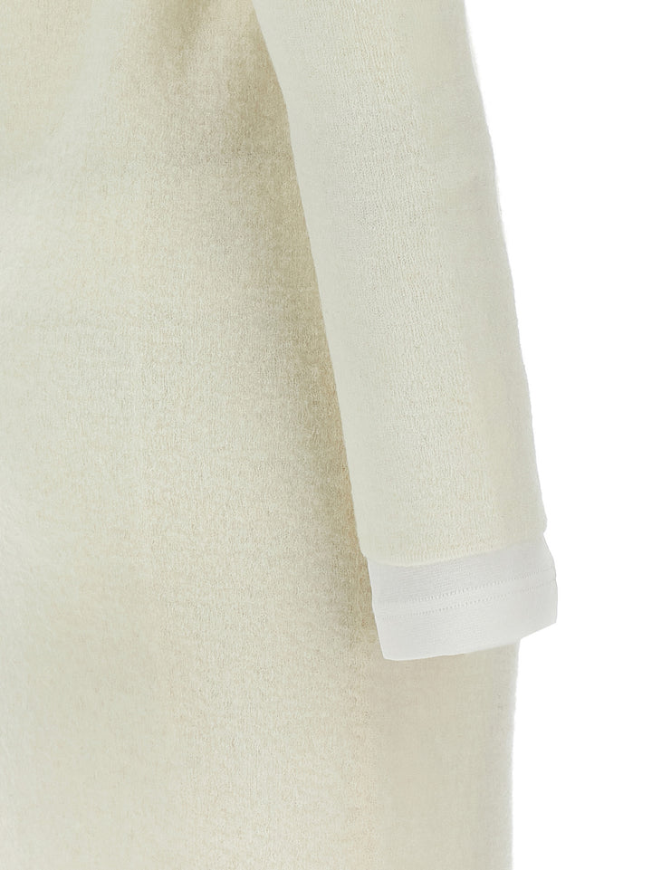 Jil Sander Dress With Petticoat Abiti - Bianco | 34969c75b2e212b5bb64a045ef523fa138fa1532