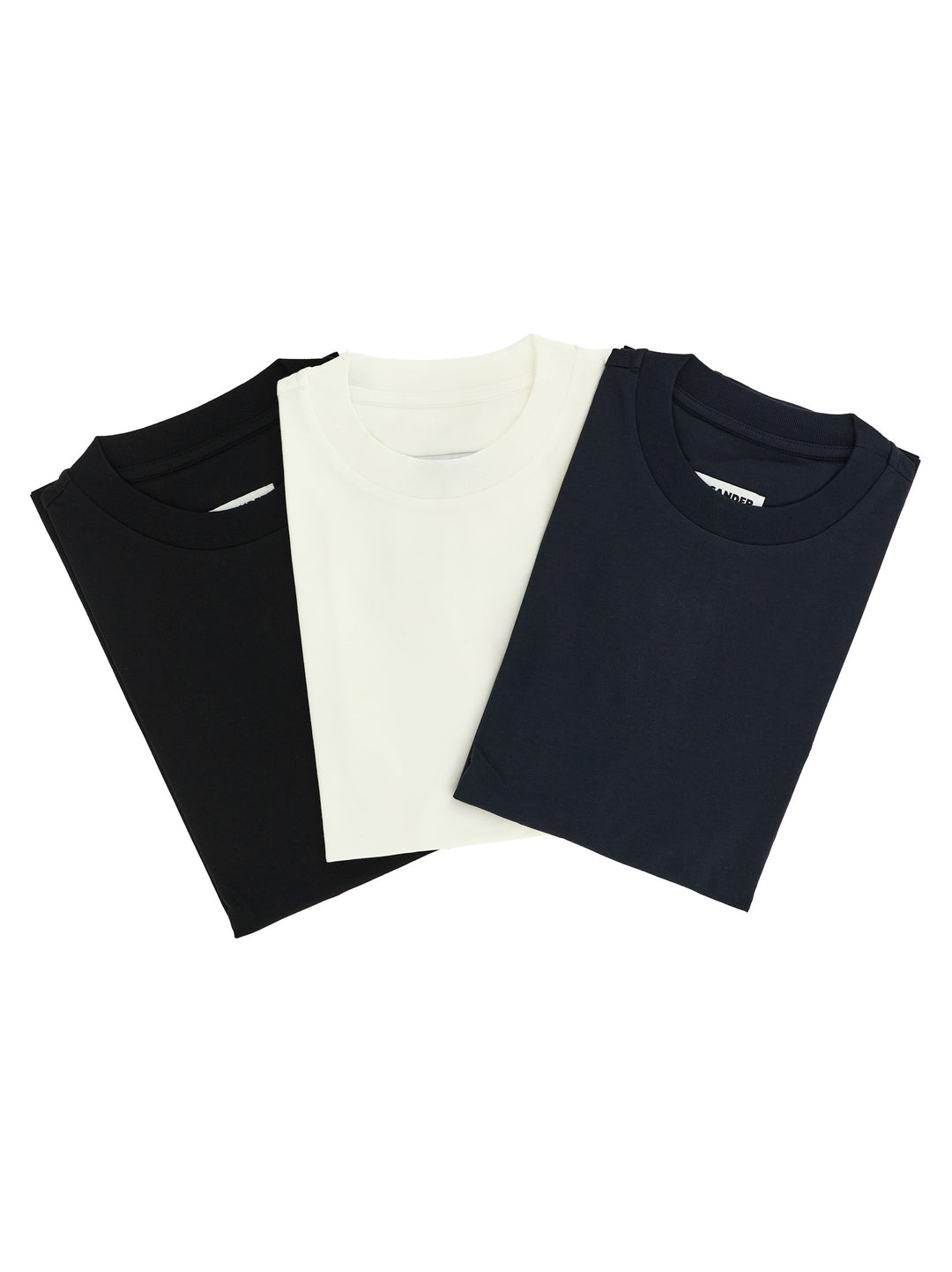 Jil Sander 3-Pack Logo Embroidery T shirt - Multicolor | d602d3c6627b35963b150c2e9c2f4096daf23e49