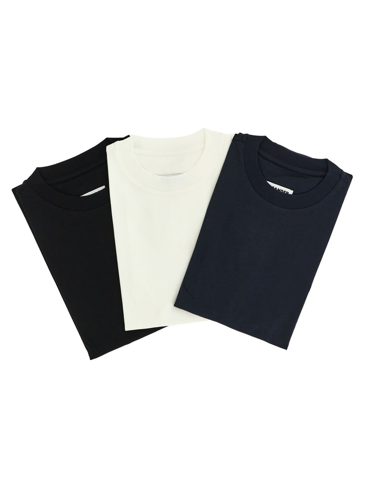 Jil Sander 3-Pack Logo Embroidery T shirt - Multicolor | d602d3c6627b35963b150c2e9c2f4096daf23e49