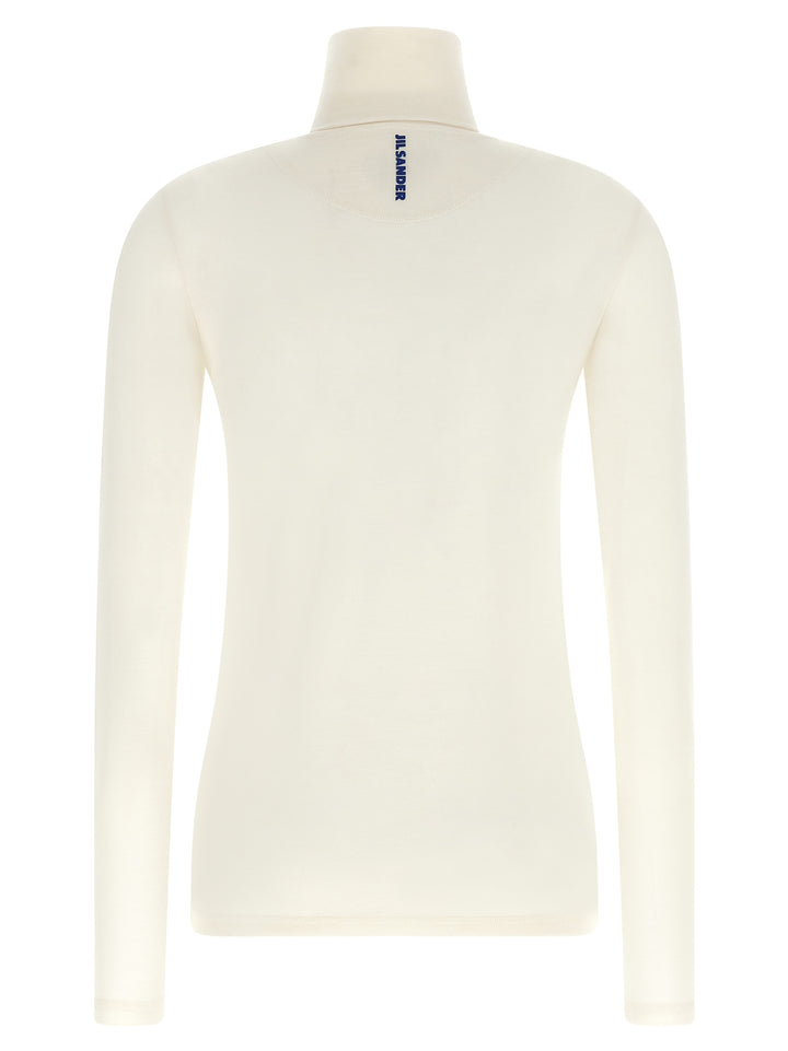 Jil Sander Half-Zip Sweater Maglioni - Bianco | c051850075160e12034c2a4d2b406960eb858e24