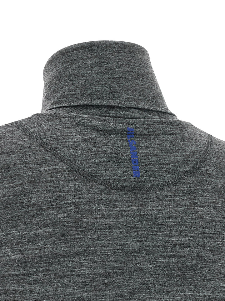 Jil Sander High Neck T shirt - Grigio | cb5b294b4cd3e7d10a7ead39b1b4c18f950f7f92