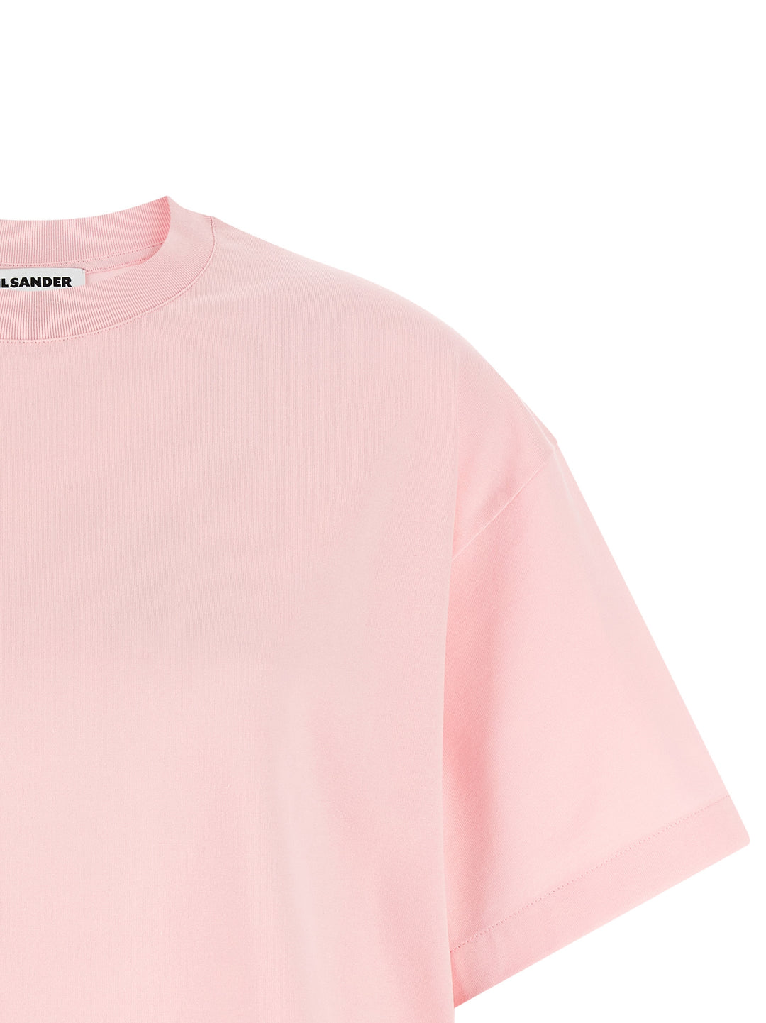 Jil Sander Logo T shirt - Rosa | 03322f214c6aea08cdb99a56c7bf38e13a4efb4c