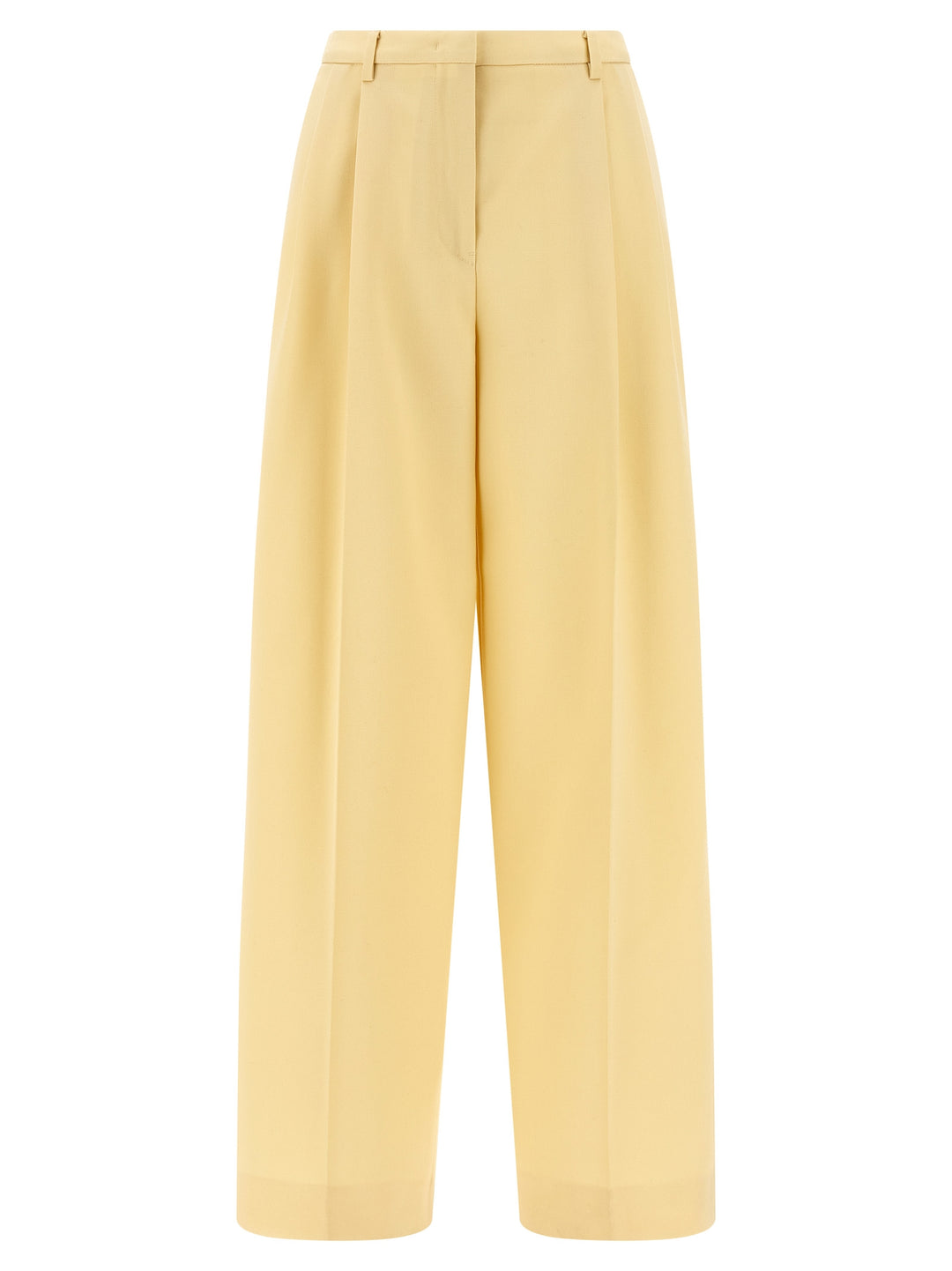 Jil Sander Wool  Pences Pantaloni - Giallo | bea197b33bd060073f570118a38de5553b5a64cd