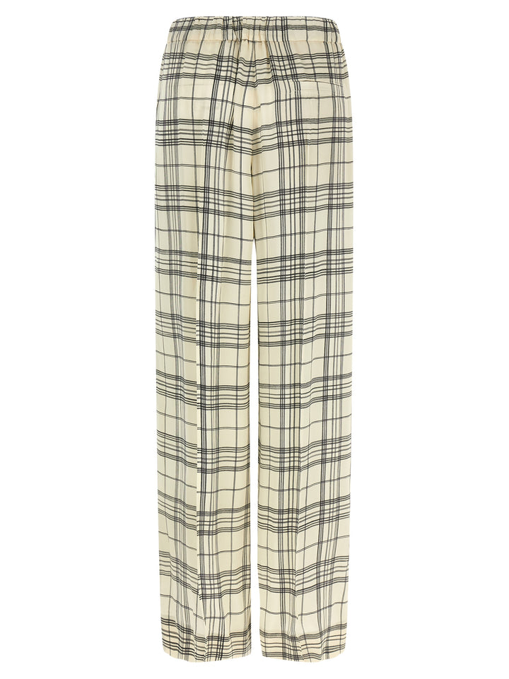 Jil Sander Fluid Viscose Pantaloni - Beige | 598cc39bf775095a63782c1766fe96a806b175dc