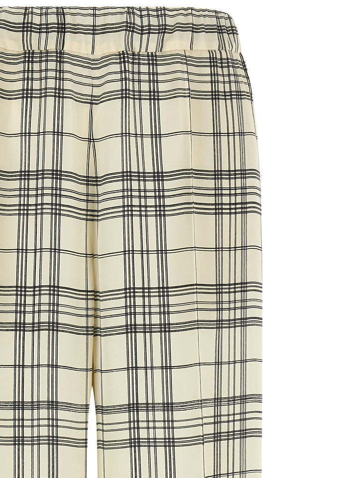 Jil Sander Fluid Viscose Pantaloni - Beige | 73dbebbd74dbb4c639c51854d7676062f1aef56c