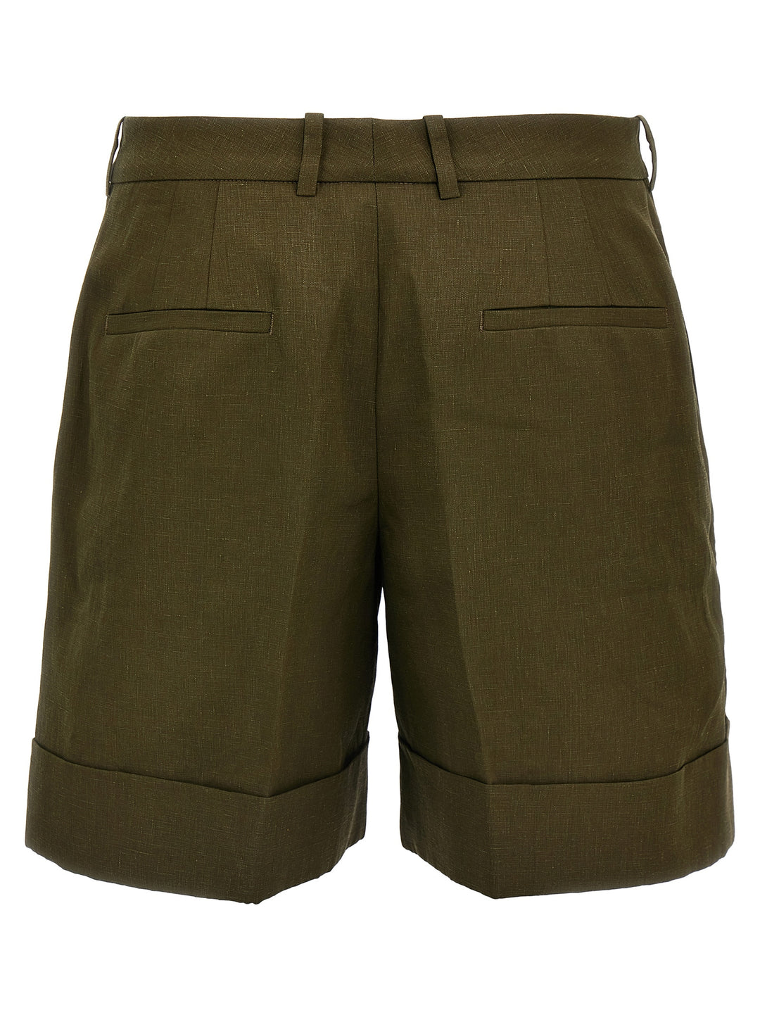 Jil Sander Linen Bermuda Shorts Bermuda e Short - Verde | b87446165545e62ba6571ea9aa7955dd61c8f63c